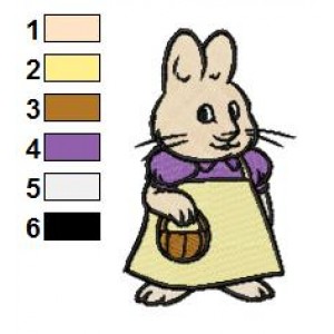 Max and Ruby 02 Embroidery Design